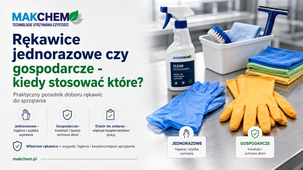 Rękawice jednorazowe czy gospodarcze - kiedy stosować które